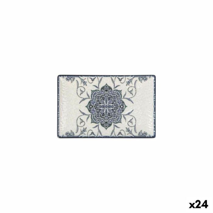 Fuente de Cocina La Mediterránea Rosetta Rectangular 20 x 13 x 2 cm (24 Unidades) Fuente de Cocina La Mediterránea Rosetta Rectangular 20 x 13 x 2 cm (24 Unidades)
