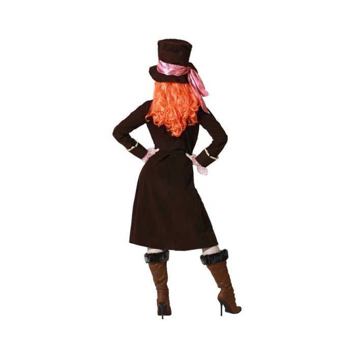 Disfraz Sombrerera Loca Marrón Con Sombrero Mujer Adulto M-L Disfraz Personaje Cuento Chaqueta Accesorio Cuello 2 Disfraz Sombrerera Loca Marrón Con Sombrero Mujer Adulto M-L Disfraz Personaje Cuento Chaqueta Accesorio Cuello 2
