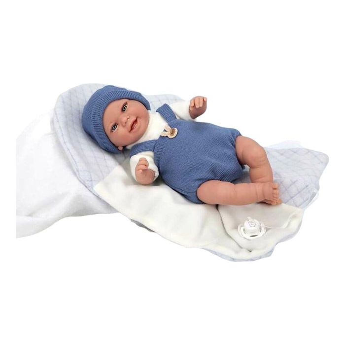 Muñeca elegance 35 cm babyto azul c/manta (muñeco de peso) Muñeca elegance 35 cm babyto azul c/manta (muñeco de peso)