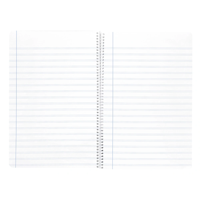 Liderpapel Cuaderno Espiral A4 Wonder Tapa Plástico 80 Hojas 90gr Pauta Estrecha 2.5mm Con Margen Colores Surtidos 7