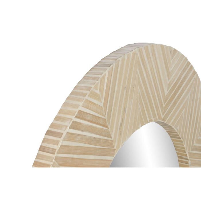 Espejo de pared Home ESPRIT Blanco Marrón Mosaico Tropical 100 x 4 x 100 cm 3 Espejo de pared Home ESPRIT Blanco Marrón Mosaico Tropical 100 x 4 x 100 cm 3