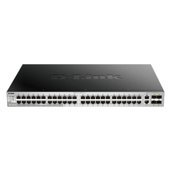 D-Link Switch DGS-3130-54TS, 48 Puertos Gigabit Ethernet, 4 Ranuras SFP+, Gestión L3, Apilable D-Link Switch DGS-3130-54TS, 48 Puertos Gigabit Ethernet, 4 Ranuras SFP+, Gestión L3, Apilable