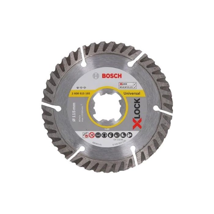 Bosch X-LOCK DIA-TS 115x22 23 Sf. Univ. 0 Bosch X-LOCK DIA-TS 115x22 23 Sf. Univ. 0