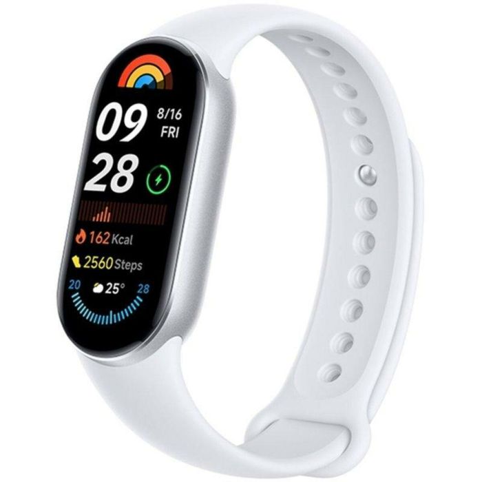 Xiaomi Smart Band 9 Pulsera de actividad AMOLED 1.62" con SpO2, FC, Sueño, Estrés, 150+ modos deportivos, 21 días batería, 5 ATM, Plata 0 Xiaomi Smart Band 9 Pulsera de actividad AMOLED 1.62" con SpO2, FC, Sueño, Estrés, 150+ modos deportivos, 21 días batería, 5 ATM, Plata 0
