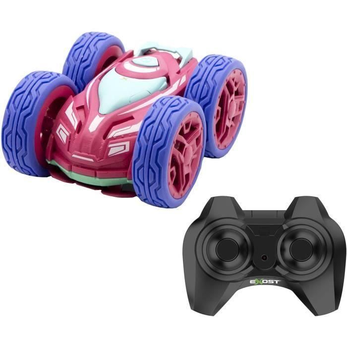 Exost SIL1707334716292 Coche Teledirigido 360 Mini Flip Amazon, Escala 1:34, 8 km/h, 10 cm, Rosa, Edad 5+ Años 4