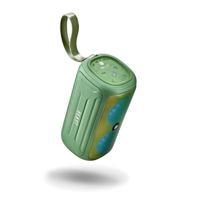 NGS ROLLERBEASTGREEN Altavoz Portátil Inalámbrico Roller Beast 32W Bluetooth 5.0 IPX5 Resistente Agua TWS FM USB AUX Verde 4 NGS ROLLERBEASTGREEN Altavoz Portátil Inalámbrico Roller Beast 32W Bluetooth 5.0 IPX5 Resistente Agua TWS FM USB AUX Verde 4