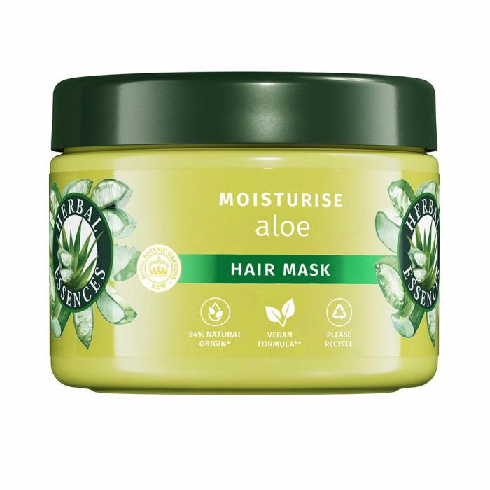 Herbal Essences Aloe mascarilla fortificante 500 ml para cabello seco y dañado con extractos de manzanilla
