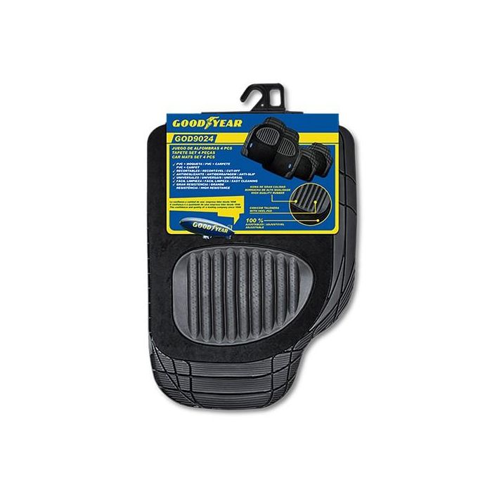 Alfombra Goma-Moqueta Negra Goodyear Cs4 GOD9024 2 Alfombra Goma-Moqueta Negra Goodyear Cs4 GOD9024 2