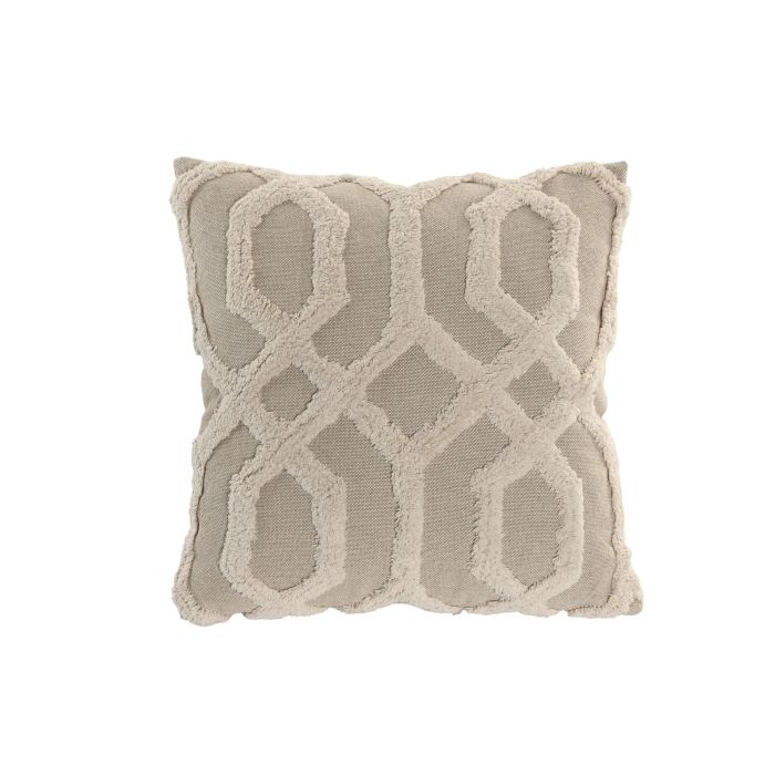 Cojin Boho DKD Home Decor Crudo 45 x 45 cm (2 Unidades) 0 Cojin Boho DKD Home Decor Crudo 45 x 45 cm (2 Unidades) 0