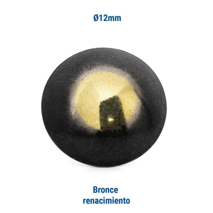 Tachuela Lisa Hierro Ø12 Acabado Bronce Renacim Heico (1000 Unidades)