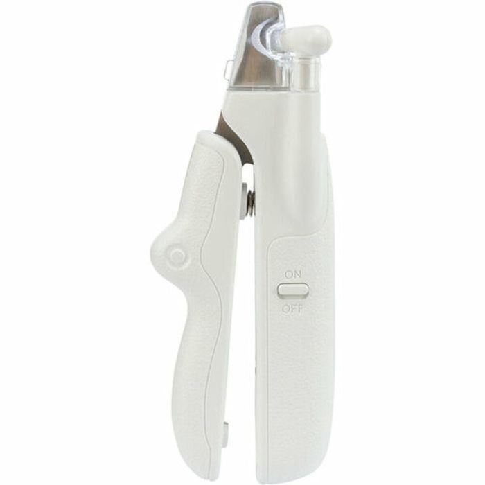 Cortaúñas con LED para Mascotas Trixie Acero Inoxidable Plástico 15 cm Blanco 7