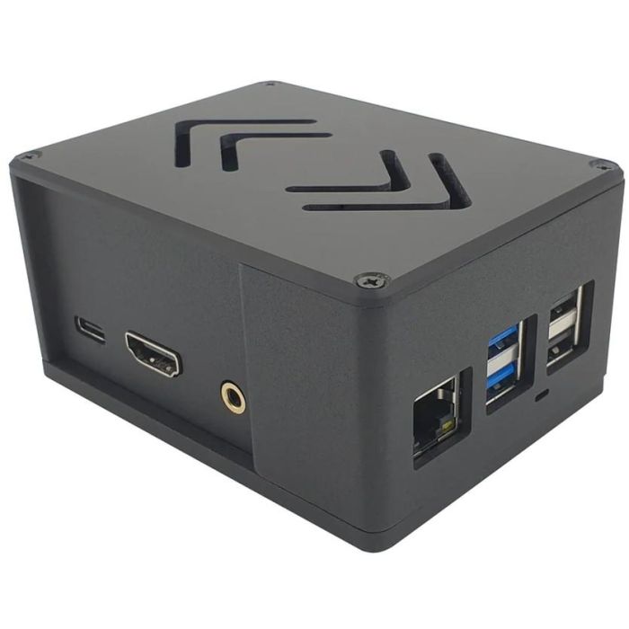 ALLNET Radxa Rock 3A - professionelles Aluminium Gehäuse ecoPI PRO HP. schwarz 1