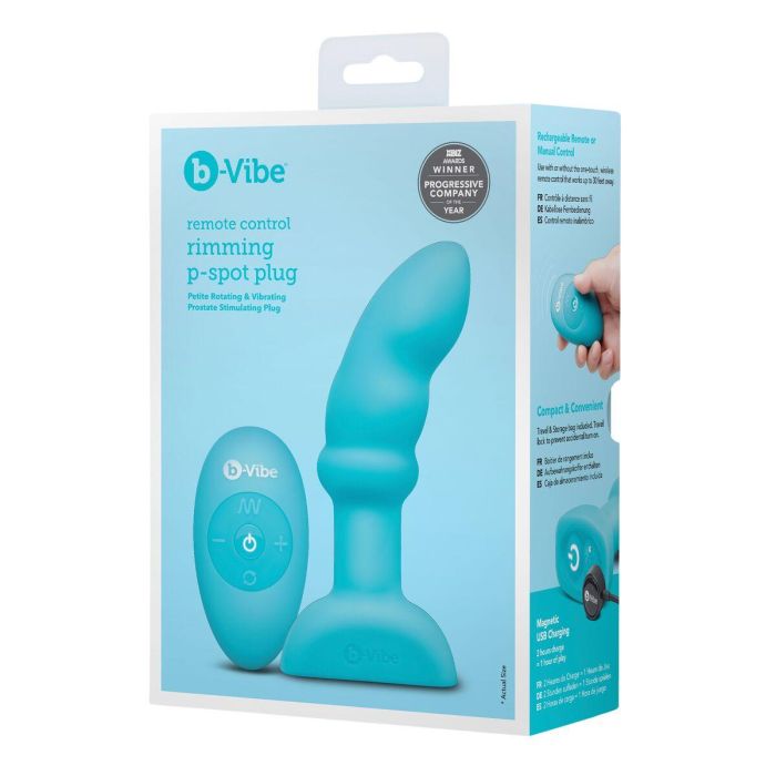 Vibrador anal B-Vibe Azul 3 Vibrador anal B-Vibe Azul 3