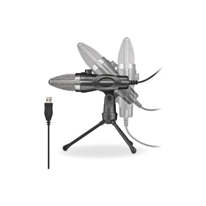 NGS MS120USB Micrófono USB para PC y Portátil, Streaming, Podcast, Plug & Play, Compatible PS4/PS5 3