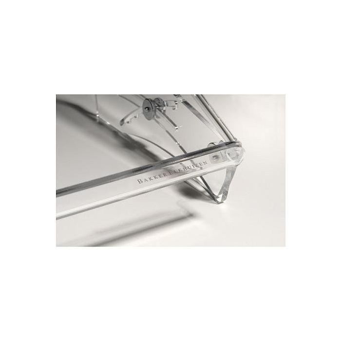 BakkerElkhuizen Q-doc 515 Soporte para documentos con ajuste de altura, transparente, acrílico, plástico, acero 3