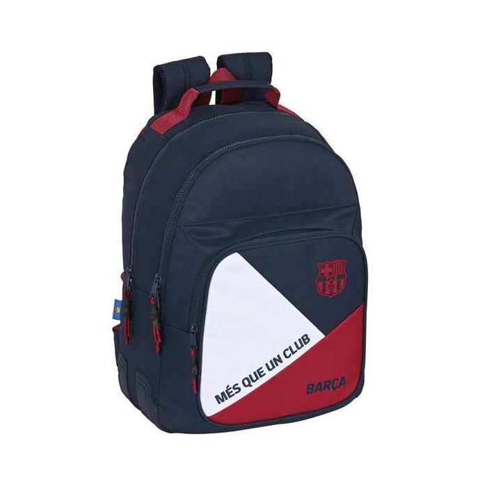 Mochila Escolar F.C. Barcelona Azul Granate (32 x 42 x 15 cm)