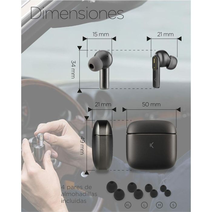 Auriculares Bluetooth KSIX Spark 3 Auriculares Bluetooth KSIX Spark 3