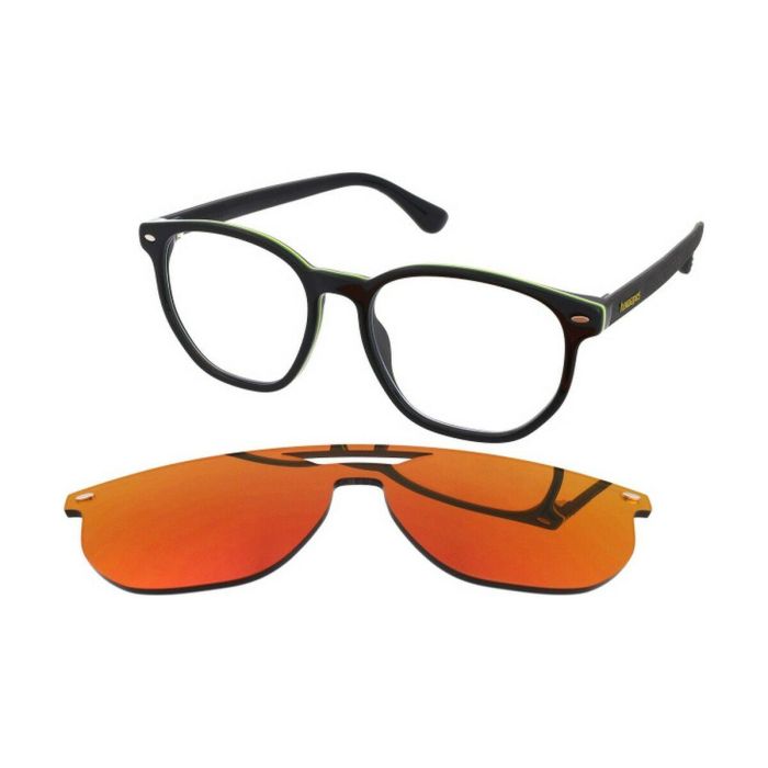 Montura de Gafas Hombre Havaianas UBATUBACS807U Negro Rojo Ø 51 mm