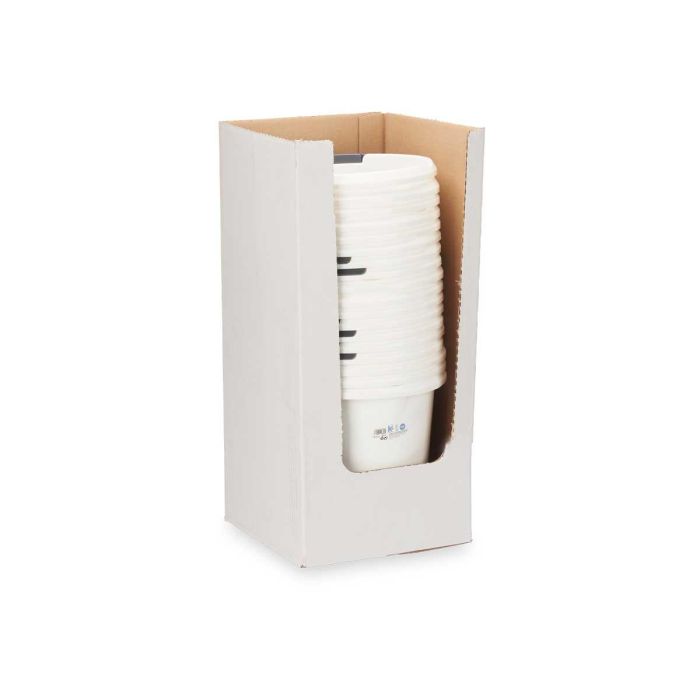 Cubo con Asa de Plástico Medidor Blanco 10L - Arte Regal 30x28.5x30 cm (18 Unidades) 2 Cubo con Asa de Plástico Medidor Blanco 10L - Arte Regal 30x28.5x30 cm (18 Unidades) 2