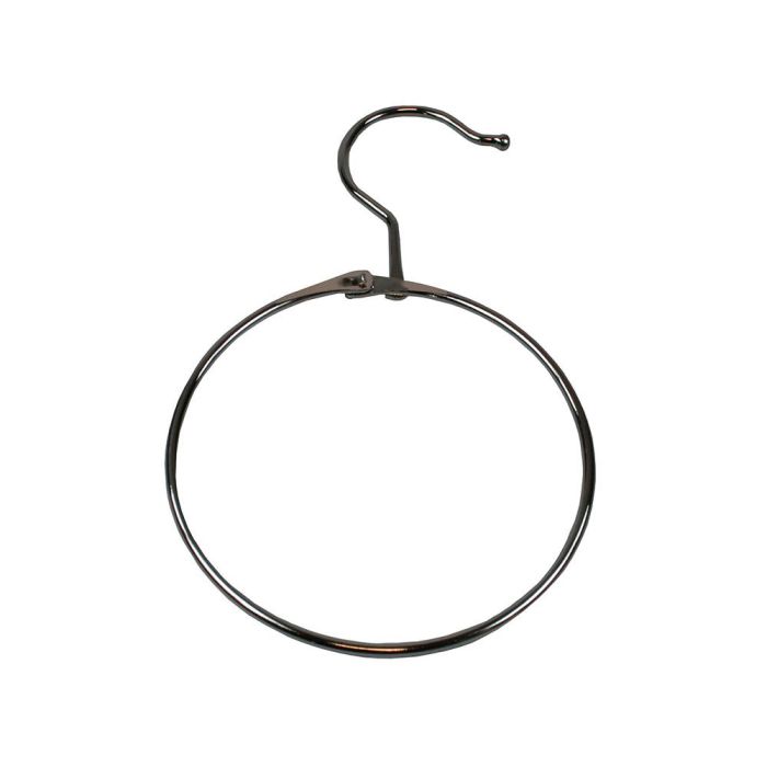 Benson Gancho metálico con anilla, aro metálico portallaves, Ø125 mm 0 Benson Gancho metálico con anilla, aro metálico portallaves, Ø125 mm 0