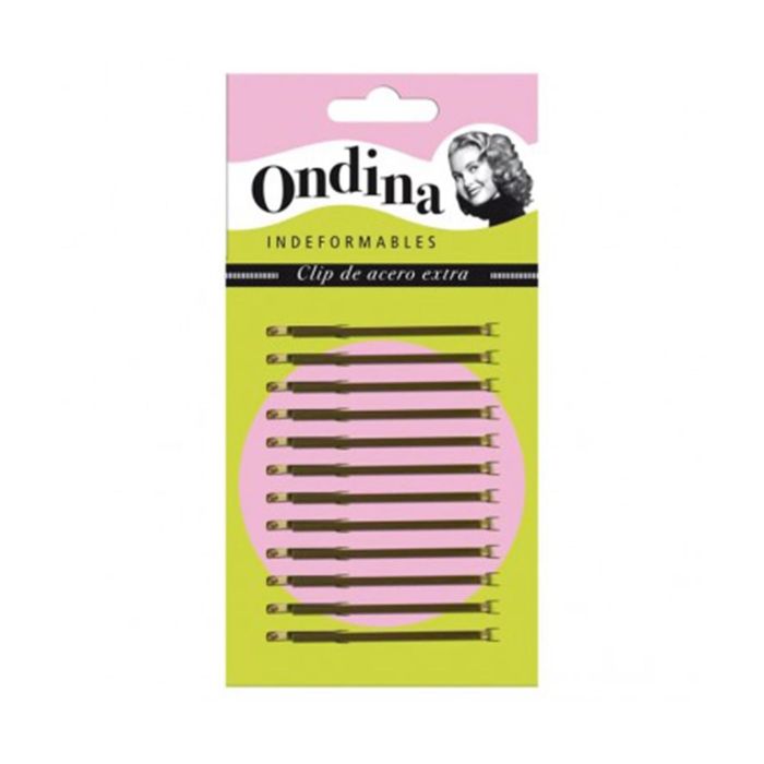 Eurostil Ondina clips 70mm bronce 12un Eurostil Ondina clips 70mm bronce 12un