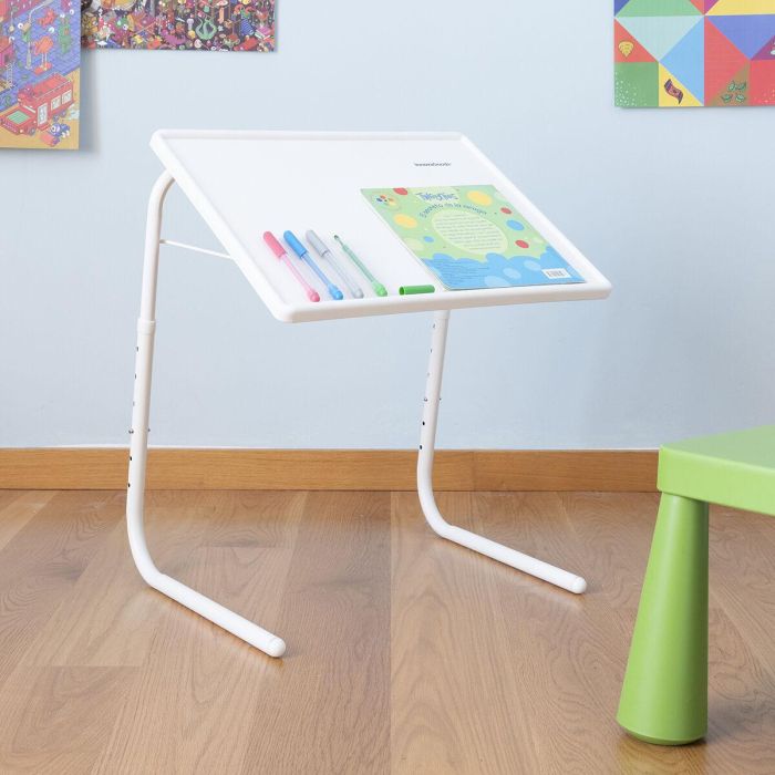 Mesa Plegable Auxiliar Multiposición Foldy Table InnovaGoods 6 Mesa Plegable Auxiliar Multiposición Foldy Table InnovaGoods 6