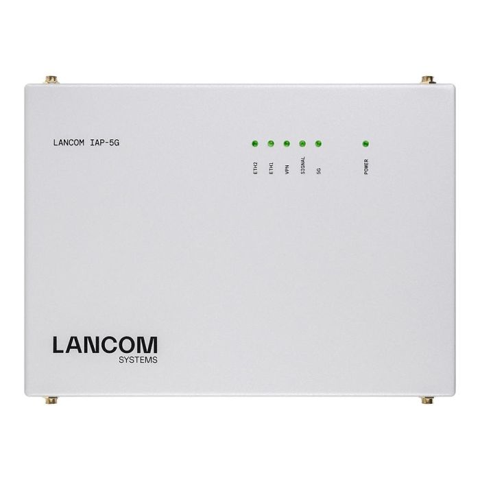 LANCOM IAP-5G (EU) Access Point Blanco 5G Metal IP50 4 Antenas Externas 2 dBi 2 Puertos Ethernet 10/100/1000 Mbit/s Soporte VLAN 2