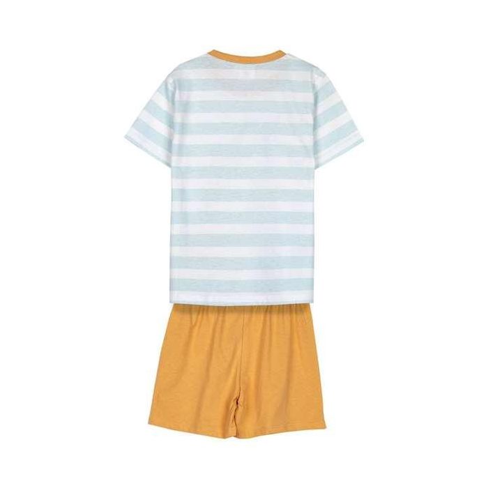 Cerdá Pijama Corto Single Jersey de Bluey para Niños - Talla 4 Años - Color Azul Claro 1