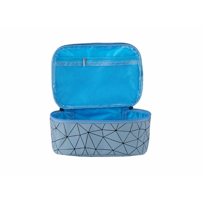 Neceser de Viaje Azul y Verde Berilo - 16x9x24 cm, PU (24 Unidades) 3