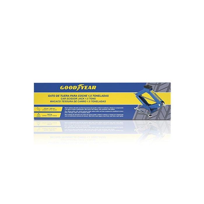 Abc GOD1255 Gato Tijera para Coche Gy Evo 1,5 Toneladas 4 Abc GOD1255 Gato Tijera para Coche Gy Evo 1,5 Toneladas 4