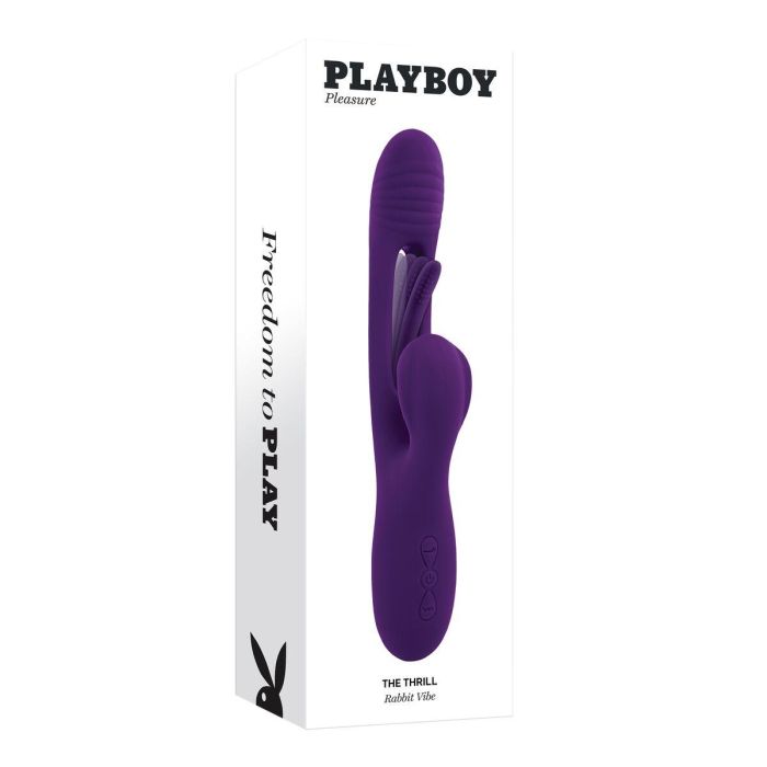 Vibrador Punto G Playboy The Thrill Morado 1 Vibrador Punto G Playboy The Thrill Morado 1