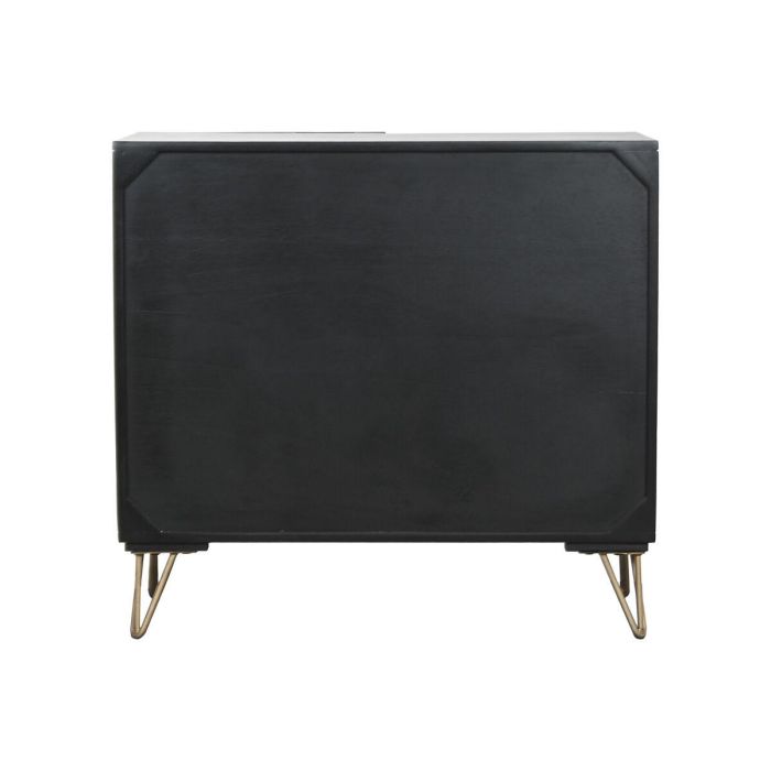 Aparador Colonial DKD Home Decor Negro Dorado 45 x 75 x 81 cm 9 Aparador Colonial DKD Home Decor Negro Dorado 45 x 75 x 81 cm 9