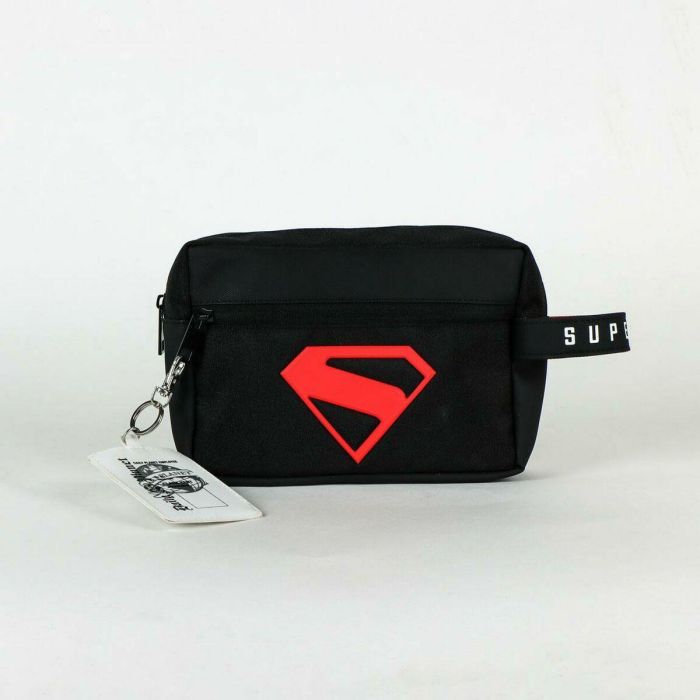Neceser Infantil Superman Negro 100 % Poliuretano Moderno 22 x 16 x 0,8 cm 6