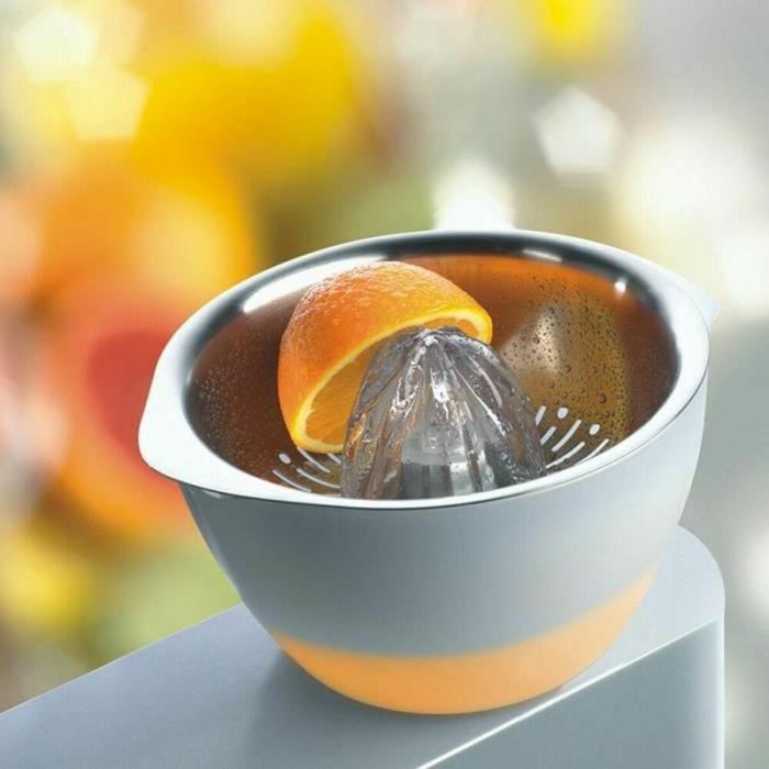 Kenwood Exprimidor de Cítricos AT312B, 600 ml, Colador de Acero Inoxidable, Recipiente Graduado Translúcido 1 Kenwood Exprimidor de Cítricos AT312B, 600 ml, Colador de Acero Inoxidable, Recipiente Graduado Translúcido 1