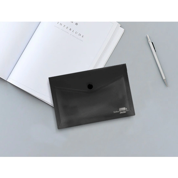 Liderpapel Dossier Carpeta Broche Polipropileno DIN A7 Negro Opaco Resistente 180 micras 6 Liderpapel Dossier Carpeta Broche Polipropileno DIN A7 Negro Opaco Resistente 180 micras 6