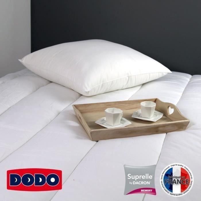 Dodo Almohada de Memoria Suprelle Memory 65x65cm con Relleno Fibra Poliéster y Funda Poliéster Tencel Algodón Blanco 1 Dodo Almohada de Memoria Suprelle Memory 65x65cm con Relleno Fibra Poliéster y Funda Poliéster Tencel Algodón Blanco 1