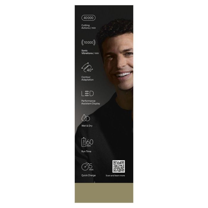 Braun Serie 9 9610s Afeitadora Eléctrica Negra Autonomía 60 min BRA8700216554787 2