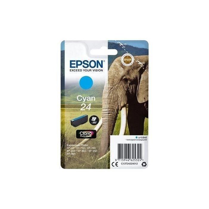 Cartucho de Tinta Original Epson Cartucho 24 cian Cian 4,6 ml