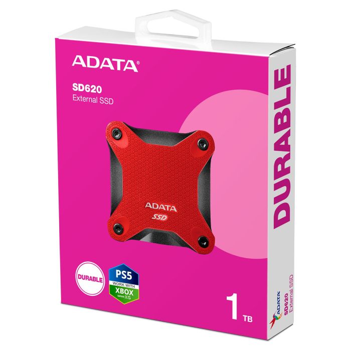 ADATA SD620 SSD Externo 1 TB Rojo USB 3.2 Gen 2 (10 Gbit/s) 5