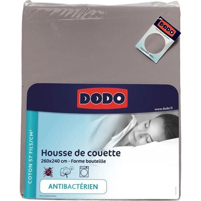 Dodo DOD3609251732271 Cubierta de Algodón Antibacteriana Taupe 260x240 cm Hecho en Francia 1 Dodo DOD3609251732271 Cubierta de Algodón Antibacteriana Taupe 260x240 cm Hecho en Francia 1