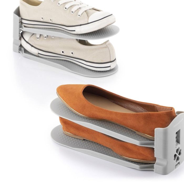 Organizador de Zapatos Regulable Sholzzer InnovaGoods 6 Unidades 5 Organizador de Zapatos Regulable Sholzzer InnovaGoods 6 Unidades 5