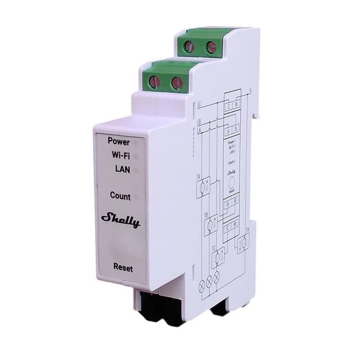 Shelly Relais "Pro 3EM-3CT63" WLAN LAN Stromzähler Inkl. CT Messfunktion BT DIN-Rail 3 Shelly Relais "Pro 3EM-3CT63" WLAN LAN Stromzähler Inkl. CT Messfunktion BT DIN-Rail 3
