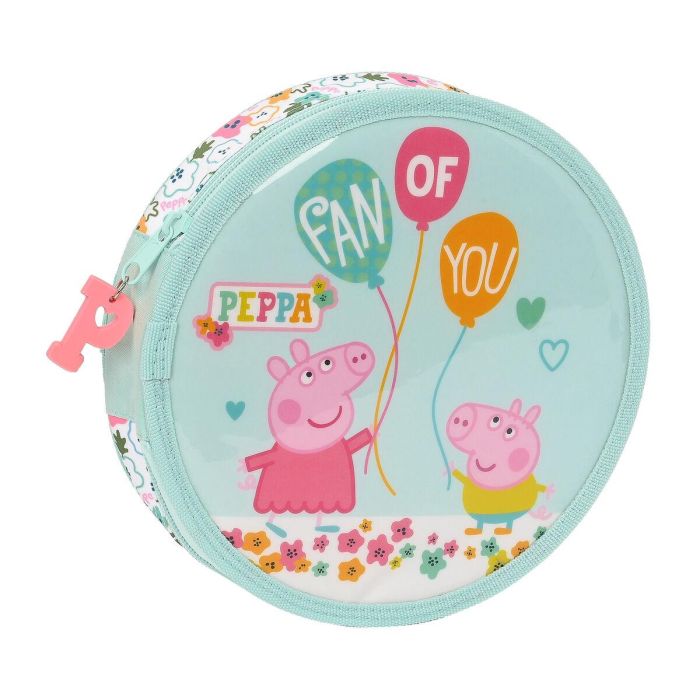 Plumier Peppa Pig Cosy corner Redondo Azul claro (18 Piezas) Plumier Peppa Pig Cosy corner Redondo Azul claro (18 Piezas)
