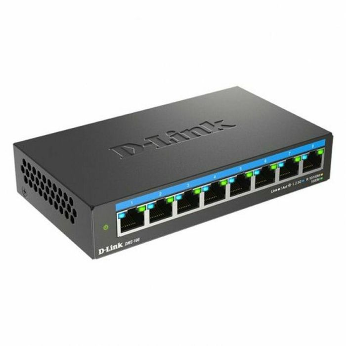 D - Link Switch Multigigabit 2.5G 8 Puertos Dms - 108 E, No Administrado, 40 Gbps, Escritorio 22 D - Link Switch Multigigabit 2.5G 8 Puertos Dms - 108 E, No Administrado, 40 Gbps, Escritorio 22
