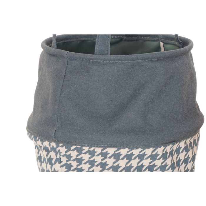 DKD Home Decor Cesta Ropa Básicos Poliéster Pata de Gallo Colores Surtidos 28x28x28 cm (3 Unidades) 1 DKD Home Decor Cesta Ropa Básicos Poliéster Pata de Gallo Colores Surtidos 28x28x28 cm (3 Unidades) 1