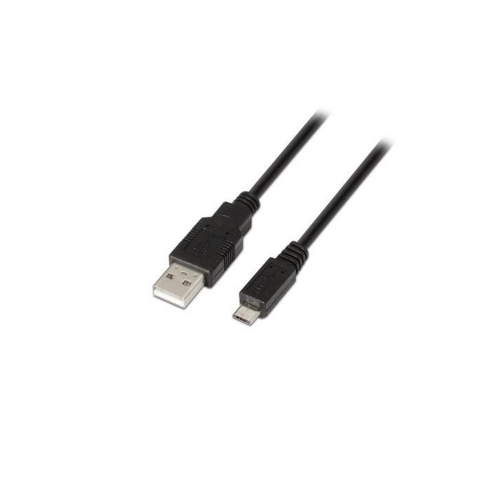 Aisens Cable USB 2.0 Tipo A a Micro USB B, 3.0 m, para móviles y cámaras digitales, Negro 0 Aisens Cable USB 2.0 Tipo A a Micro USB B, 3.0 m, para móviles y cámaras digitales, Negro 0