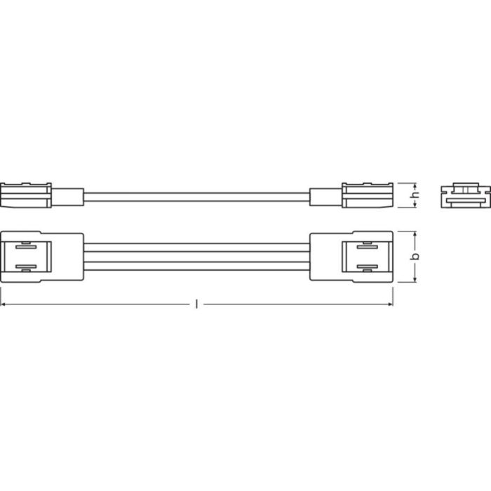 [LVE-4058075727434] Ledvance Conectores Tiras LED PFM/VAL -CSW/P2/50 Pack 2 1