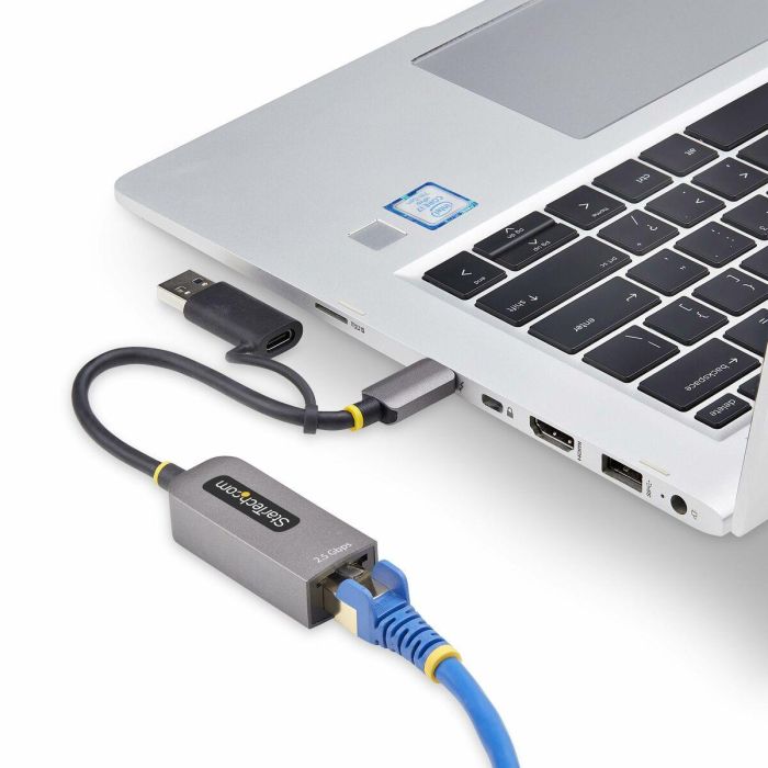 Cable USB Startech U2GA-USB-C-ETHERNET Gris 2