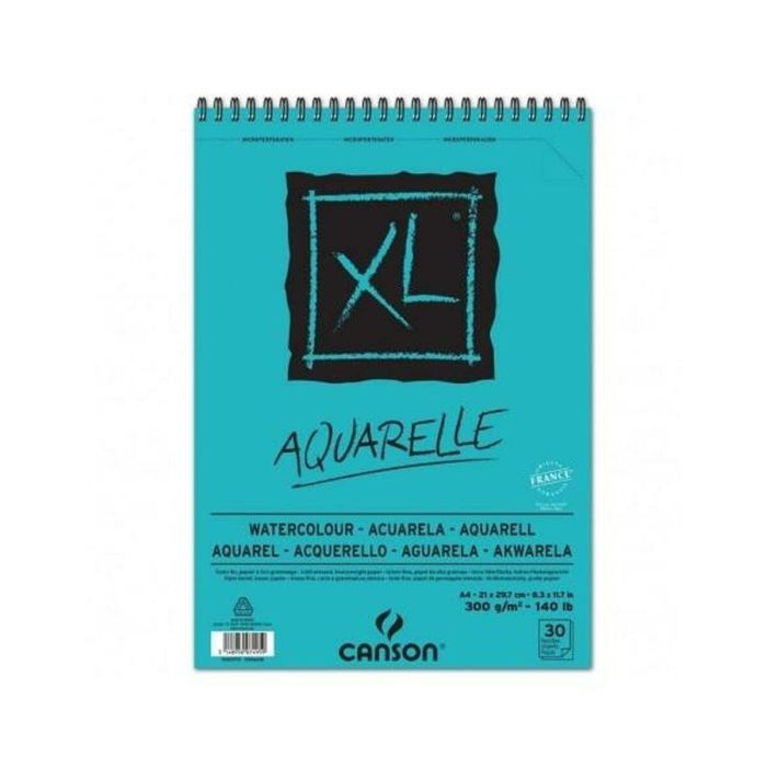 Bloc de acuarela Canson Aquarelle XL 300 g/m² 210 x 297 mm