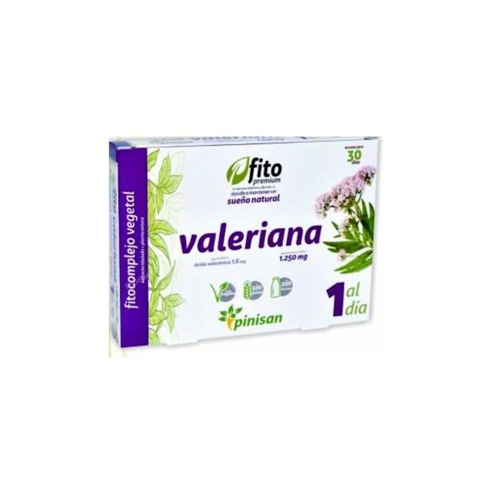 Pinisan Fito Premium Valeriana 30Cap. Ayuda a Mantener un Sueño Natural
